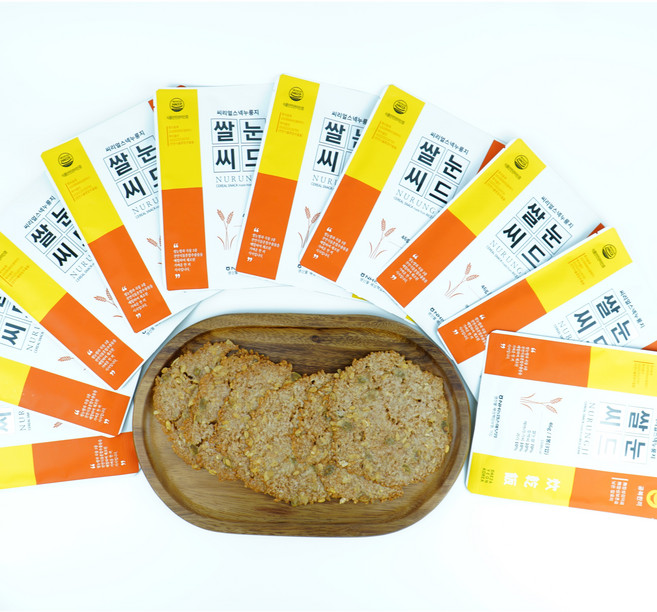 쌀눈씨드 쌀눈 누룽지, 10개, 46g