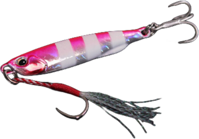 한현 슬로우싱킹 농어 광어 삼치 우럭 루어낚시미끼, 100g, 핑크흰색