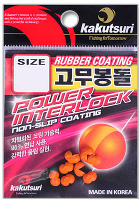 카쿠쯔리 고무 좁쌀봉돌 일반 컬러 조개 논슬립 봉돌, G3, 1개