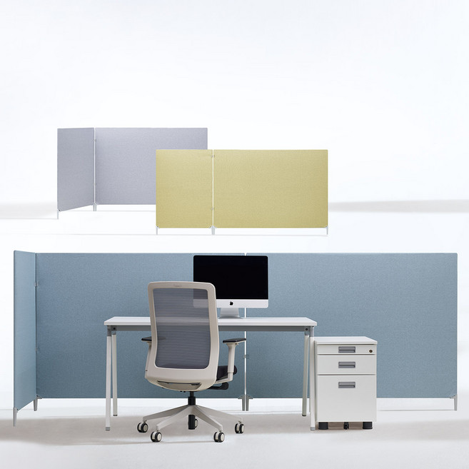 도도메이 오피스 경량파티션 공간분리 패브릭 인테리어 가벽 파티션, 더스크블루