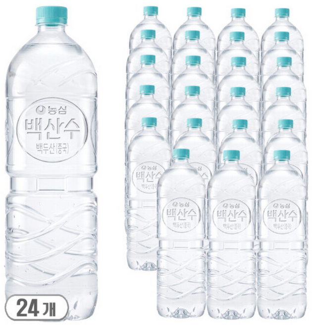 백산수 무라벨 오픈세일, 2L, 1개