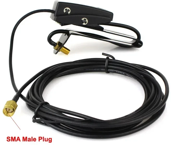 나고야 RBC 안테나 장착 자동차 마운트 클립 브래킷 펑 모토 HYT 햄 라디오용 SMA 암 수 BNC 플매트 카펫, 03 SMA MALE