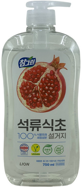 참그린 석류식초 설거지 750ml 1개