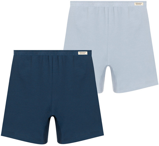 1+1 물랑루즈 아이엠 순면 니트 트렁크 팬티 2종 여성용