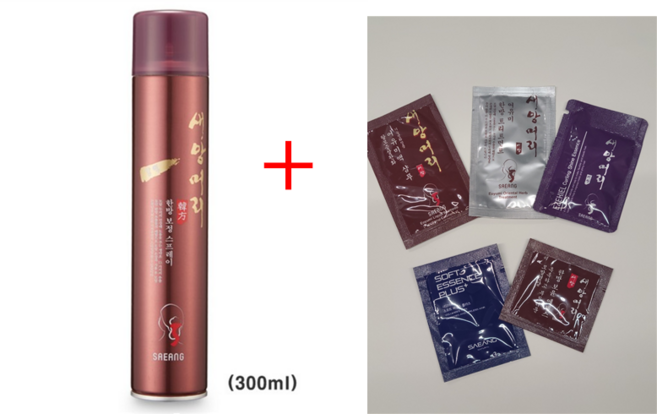 [새앙머리] 한방 보정 스프레이 300ml 구매시 새앙머리상품 각종 샘플증정, 1개