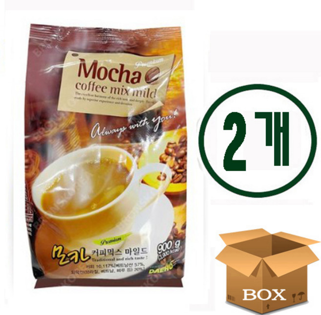 대호 모카마일드 커피믹스, 900g, 2개, 1개입, 900g