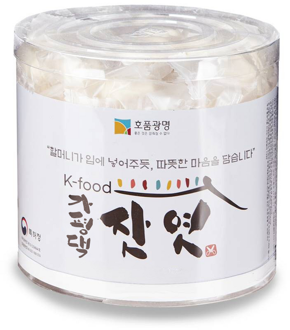 호품광명 가평댁잣엿 원통형, 600g, 1개