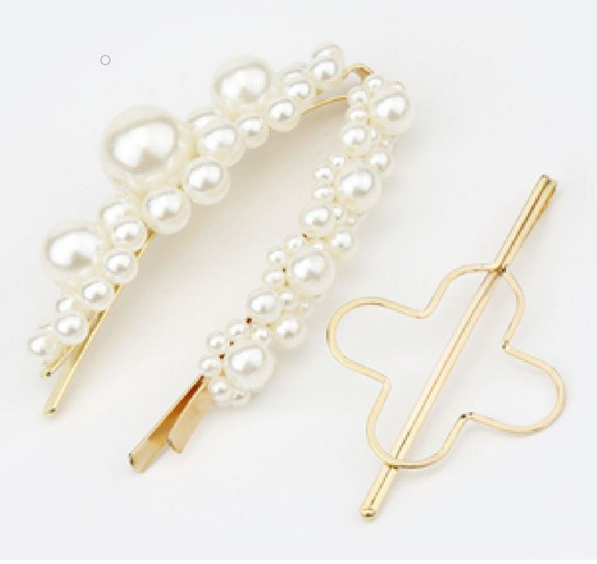트레스 진주 3세트 헤어핀 머리핀 (hp843)