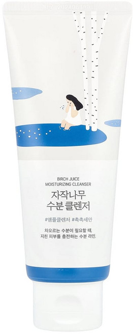 라운드랩 자작나무즙 모이스처라이징 클렌저 150ml(5.07fl oz), RDB60023, 1개