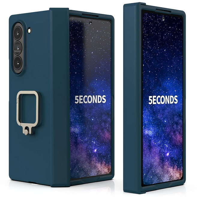 5세컨즈 러버코팅 힌지보호 컬러 하드 케이스