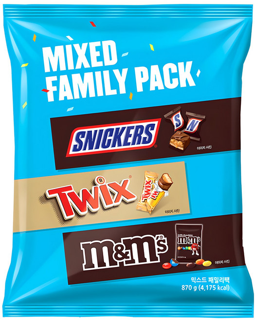 마즈 믹스드 패밀리팩, 870g, 1개