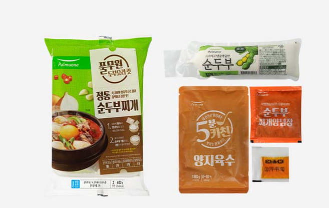 풀무원 정통순두부찌개 KIT 602g 2개