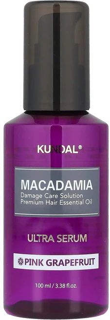 Kundal 마카다미아 울트라 헤어 세럼 핑크 자몽 100ml(3.38fl oz) KDL-74080 - 쿠팡