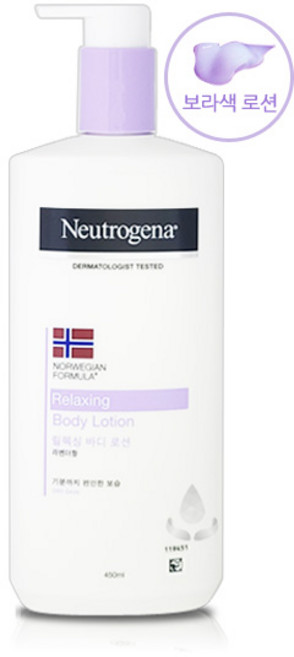 뉴트로지나 릴랙싱 바디로션 (구형 보라색 로션), 1개, 450ml