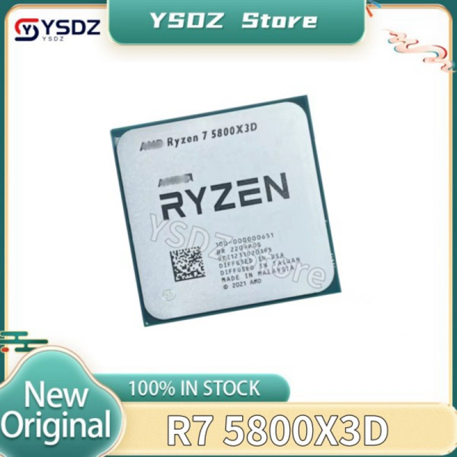1 개/ 테스트 Ryzen 7 5800X3D R7 5800X3D 3.4 GHz 8 코어 16 스레드 CPU 프로세서 7NM L3 = 96M 100- 000, 01 CHINA, 1개