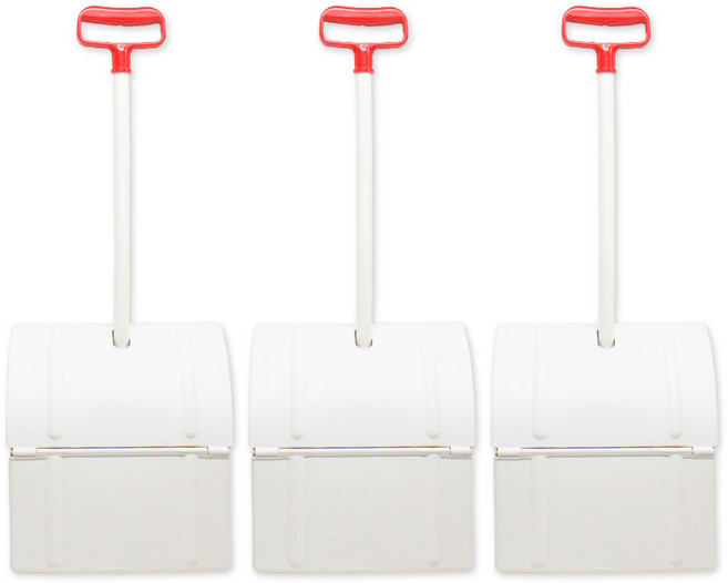 월드크린 자동 쓰레받기, 3개, 혼합색상