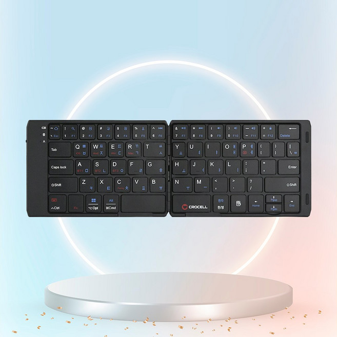 크로셀 C-Flip Value 휴대용 블루투스 접이식키보드, 단품, 단품