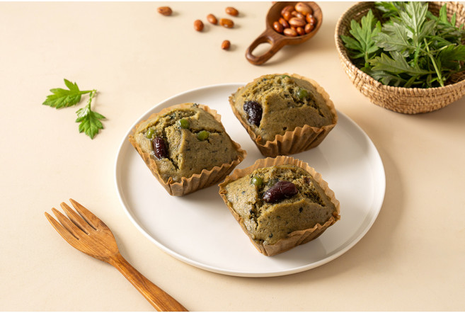 아름보리 부모님간식 식사대용 저당 쑥 보리떡, 12개, 90g