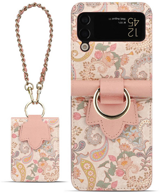 모란카노 카루소 페이즐리 카드 수납 다이어리 휴대폰 케이스