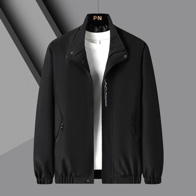 중년 남성 점퍼 봄가을 캐주얼 아빠룩 비즈니스룩 자켓 패션 얇은 코트 남자 데일리 상의 YHY