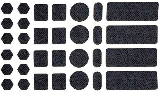 베스트그립 커스텀 마우스 게이밍 UMPC 레트로게임기 컨트롤러 그립테이프, 블랙, 1개