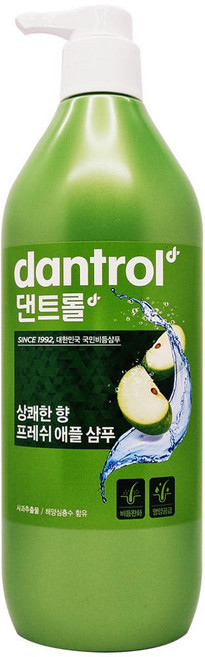댄트롤 프레시 애플 샴푸 사과향, 820ml, 1개
