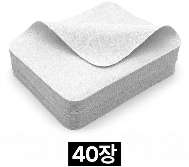 프렌티 고급형 초극세사 안경닦이 안경천 40P, 40개, 그레이