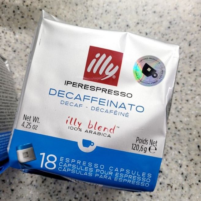 일리 에스프레소 디카페인 캡슐커피, 6.7g, 18개입, 1개