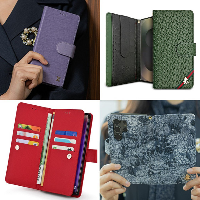 갤럭시버디4 가죽 다이어리 케이스 SM-A166 지폐 카드 수납