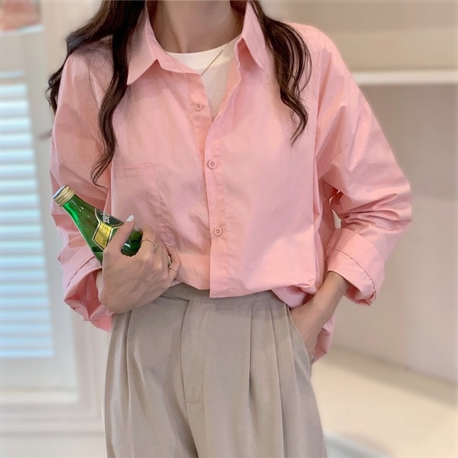 키뭉 베이직 크리스프 셔츠