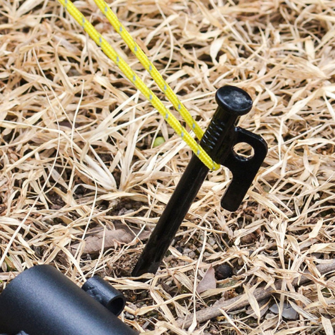 고강도 탄소강 콜팩 장팩 쇠말뚝 장박팩 지주핀 지주팩 단조팩 20cm 30cm 텐트 고정 핀 펙 백패킹 못 캠핑, 1개