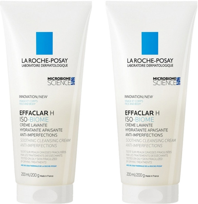라로슈포제 에빠끌라 H 아이소바이옴 클렌저, 2개, 200ml