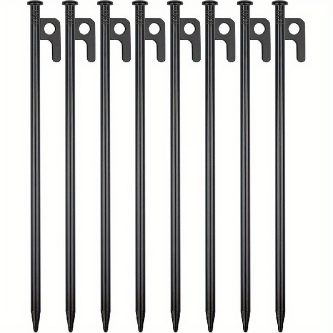 단단하게 고정되는 캠핑 텐트 말뚝 8개 세트, 1세트