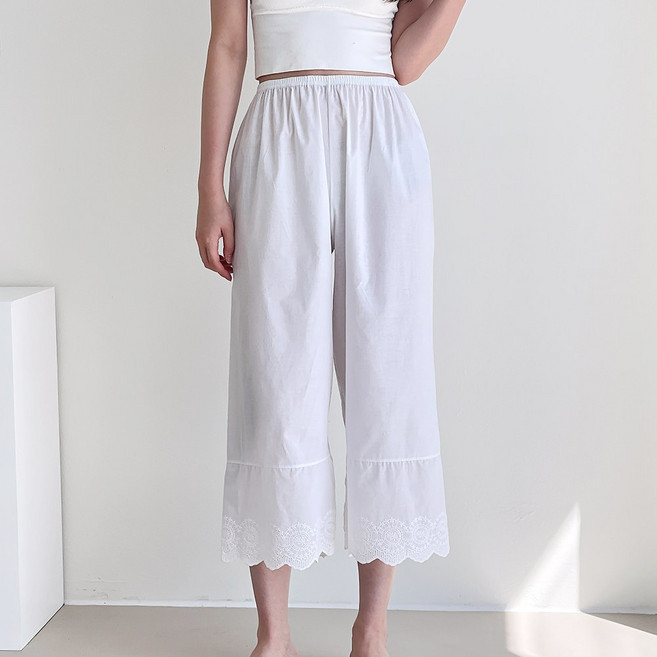 에스랑제이 아사면 레이스 속바지 1P