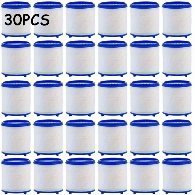 20/30pcs 교체 용 워터 카트리지 수도꼭지 헤드 여과 시스템 PP 면, 02 30PCS