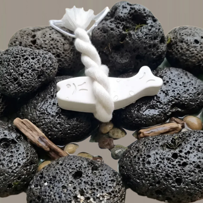 "액운 막고 복 받고~" 액막이 규조토 명태 방향제, 생화향