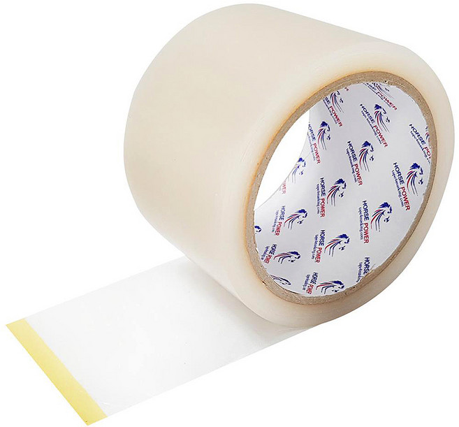 국산 비닐 하우스 보수 테이프 PE 폭 70mm x 길이 20미터 두께 100um 방수 투명 이음새 파손 찢어짐 구멍 수리 그린하우스 접착제 접착테이프 비닐테이프 하우스테이프, 1개