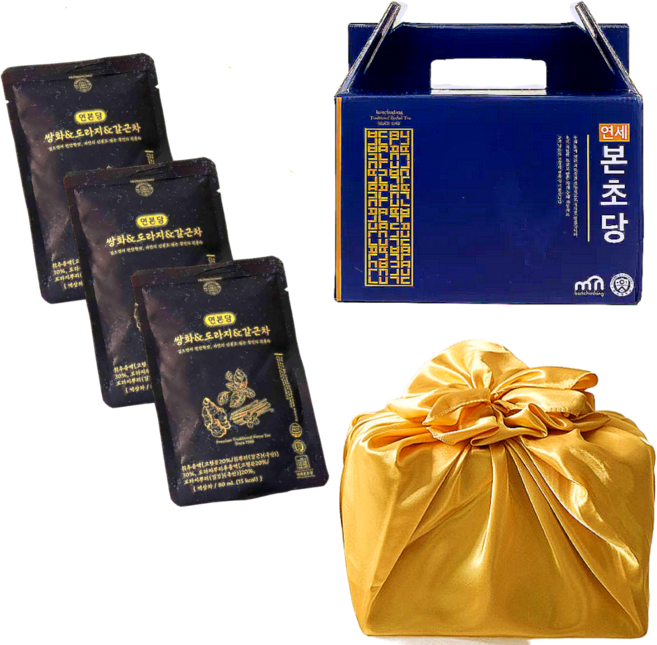 쌍화&도라지&갈근차: 도라지+갈근+감초 등 귀한원료를 배합한 겨울철 추천 목편한 전통차 by 연세본초당 Since1988, 80mg, 30개입, 1박스