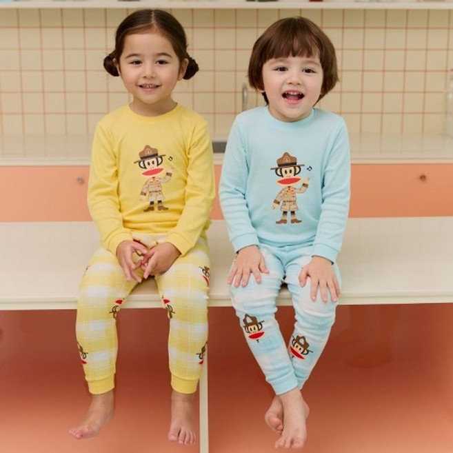 아이숲 폴프랭크 캠프 30수 후라이스실내복 3color