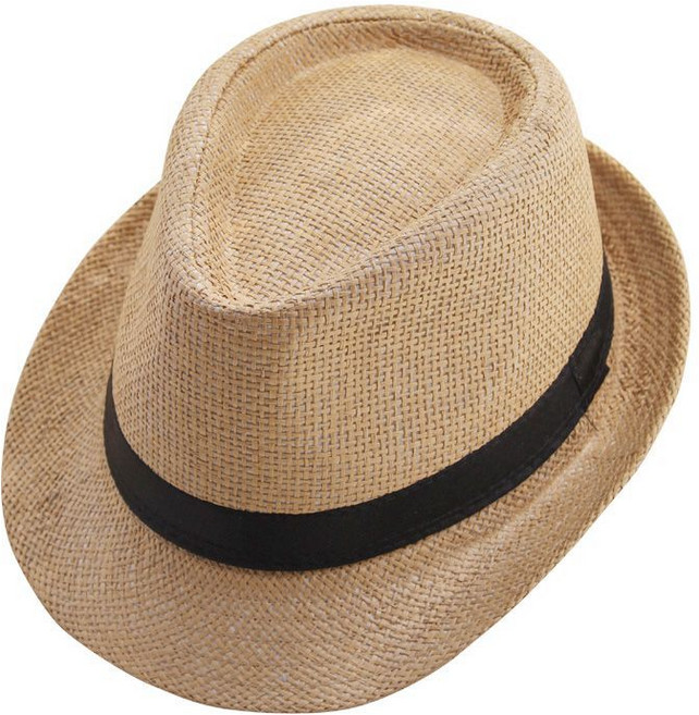 크군 남녀공용 린넨 페도라 심플 중절모자