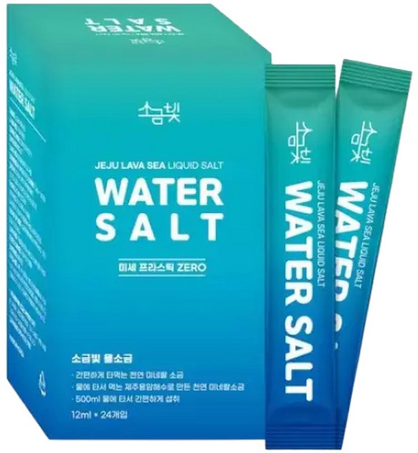 소금빛 물소금 제주용암해수 12ml 24개입, 24개