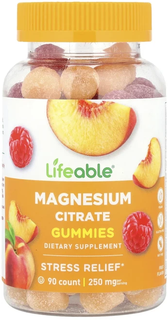 단백질 비타민 철분 마그내슘 칼슘 Lifeable 마그네슘시트레이트 구미젤리 과일맛 구미젤리 90개(구미젤리 1개당 83.3mg) 고루고루섭취해주세요, Lifeable마그네슘시트레이트구미젤리과일맛구미젤리90, 1개 - 쿠팡