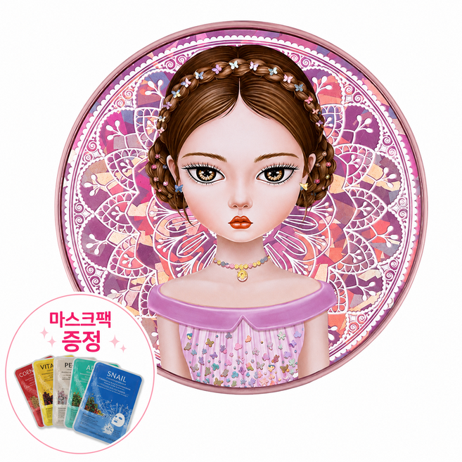 철벽녀 시즌17 광채커버 쿠션 본품 스페셜세트 랜덤 마스크팩 증정, 1개, 21호 Ver2 패키지