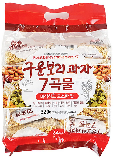 7곡물 구운보리과자 320g, 1개