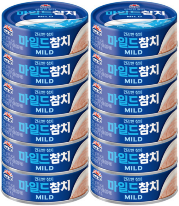 사조 마일드 참치 200g, 24개