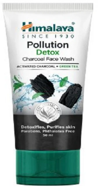 Himalaya Pollution Detox Charcoal Face Wash, 1개, 100ml - 쿠팡