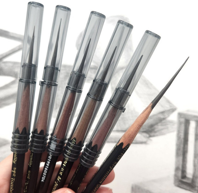 미술 소묘 전용 연필보호 연필캡 깍지 세트, 5개