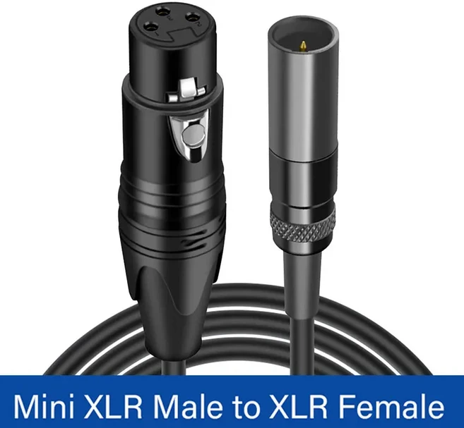 블랙매직 포켓 시네마 4k 카메라 오디오 라인 케이블용 XLR 3핀 남성/여성 미니, 03 1m, 03 2