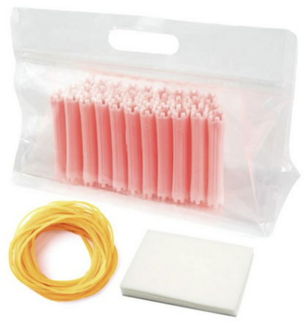 셀리본 헤어볼륨 롤스타 셀프 펌 세라믹 롯드 7호 세트, 혼합 색상, 10세트