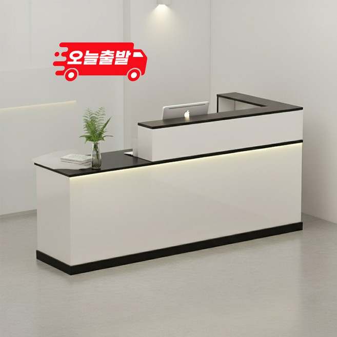 망고팩토리 미용실 업소용 학원 매장 식당 인포 안내 데스크 카운터 테이블 계산대 제작 1000 1200 1800 2000, 맞춤사이즈, 맞춤제작시에만 선택해주세요, 맞춤제작